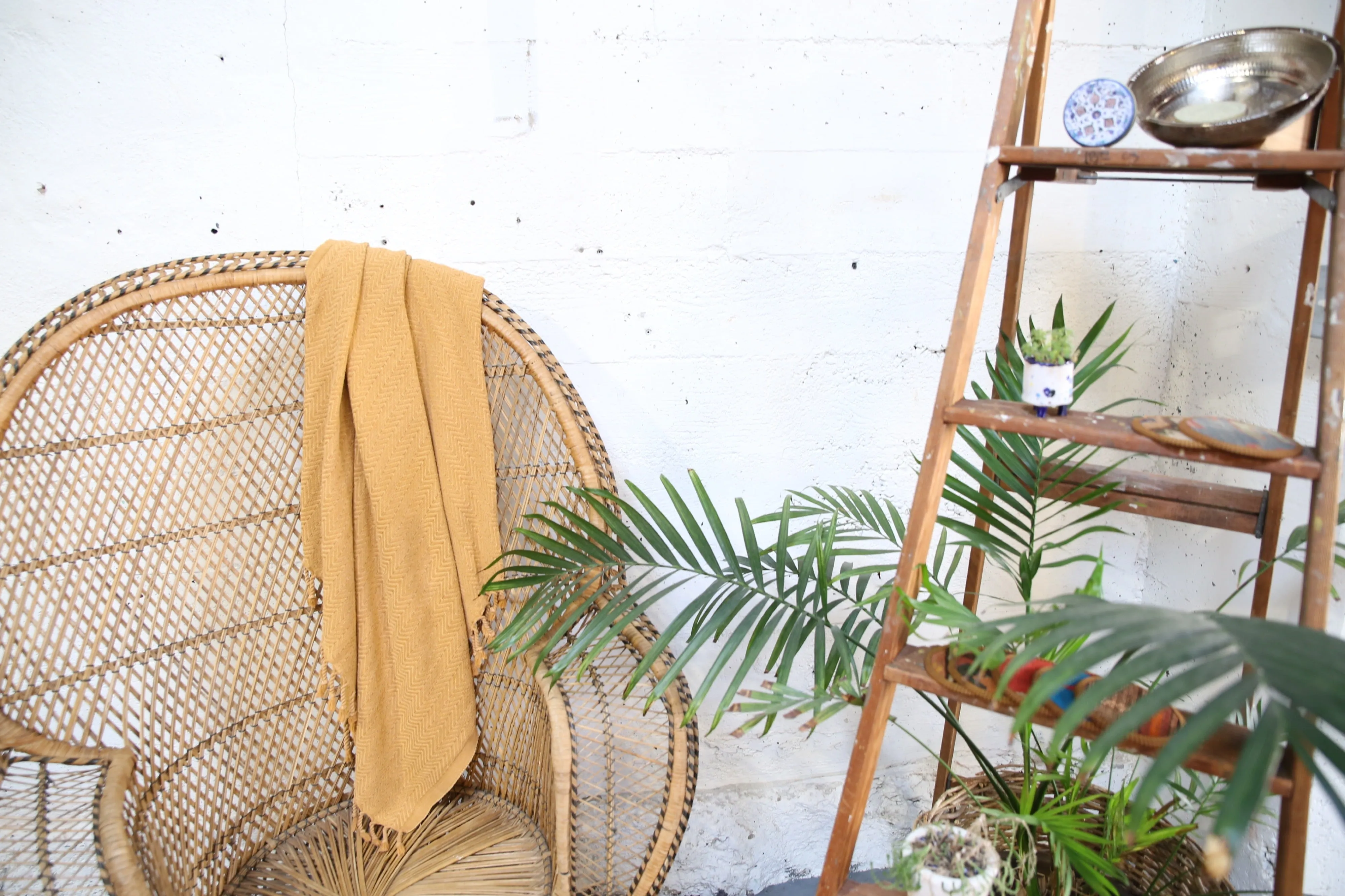 Handwoven Sabah Pestemal Towel in Mustard Stone (soft)