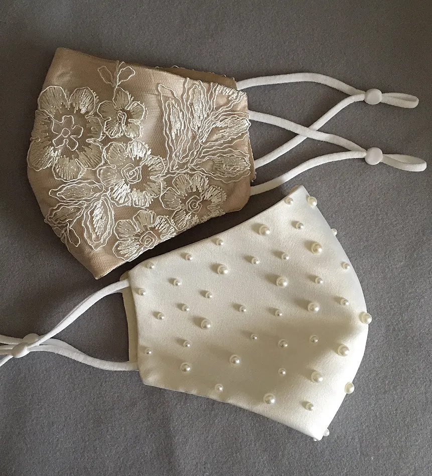 Hanne Lace Bridal Face Mask
