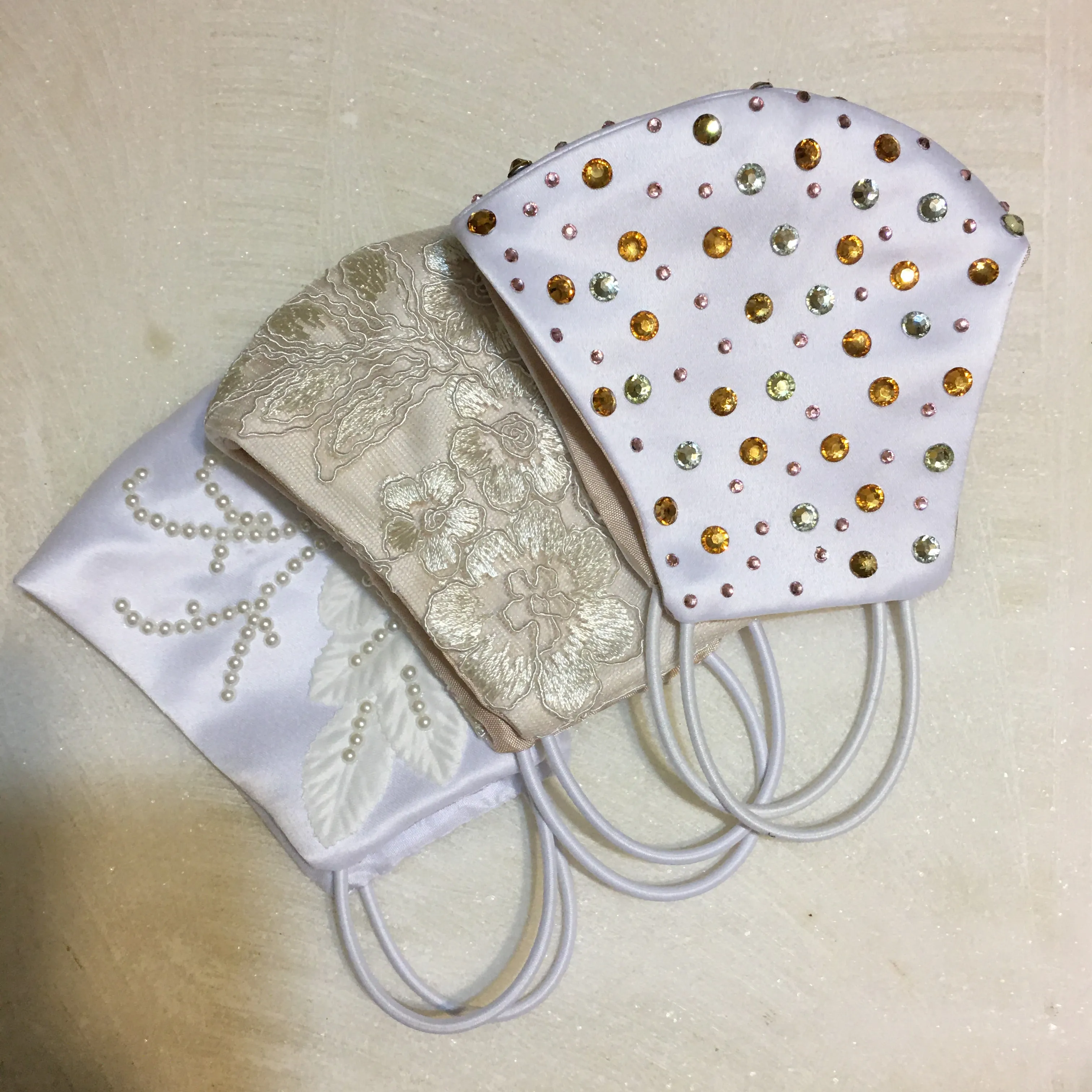 Hanne Lace Bridal Face Mask