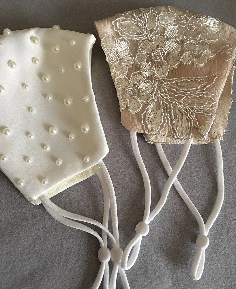 Hanne Lace Bridal Face Mask