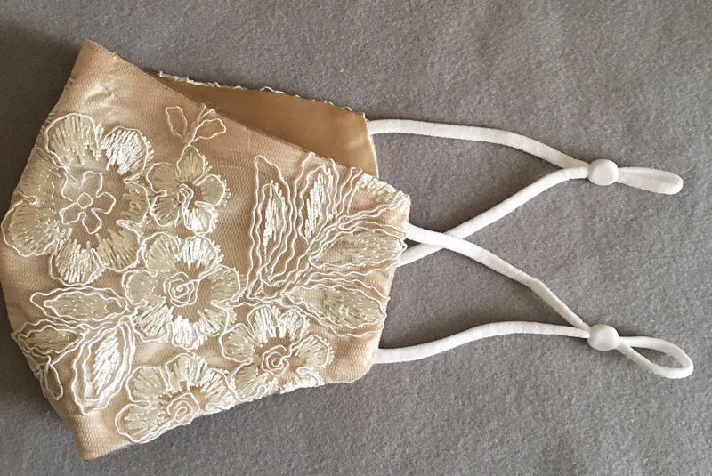 Hanne Lace Bridal Face Mask