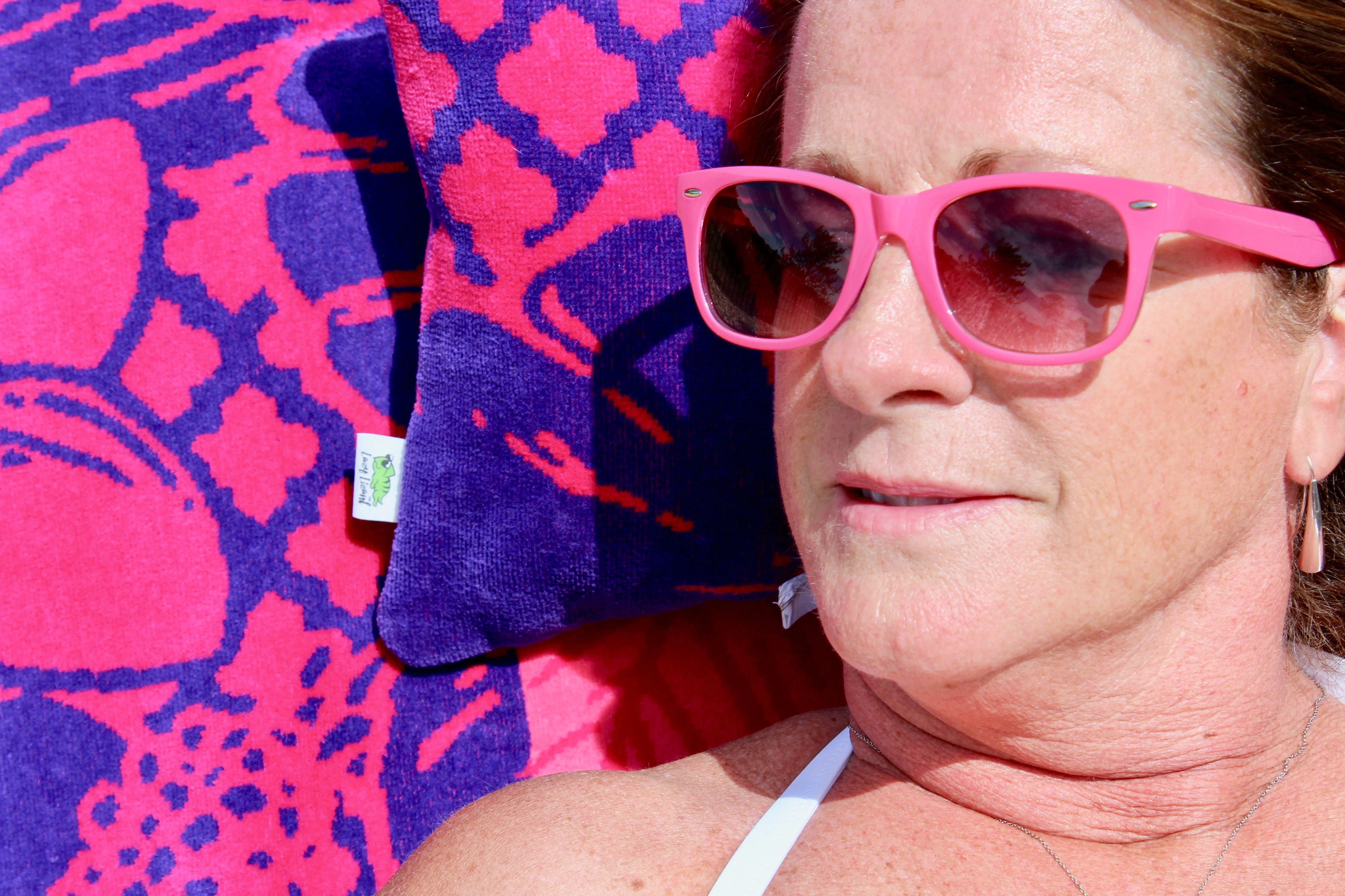 Happy Hibiscus Towel