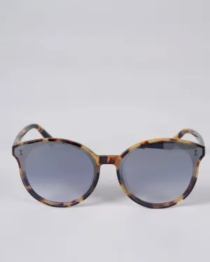 helen - tortoise with silver mirror gradient