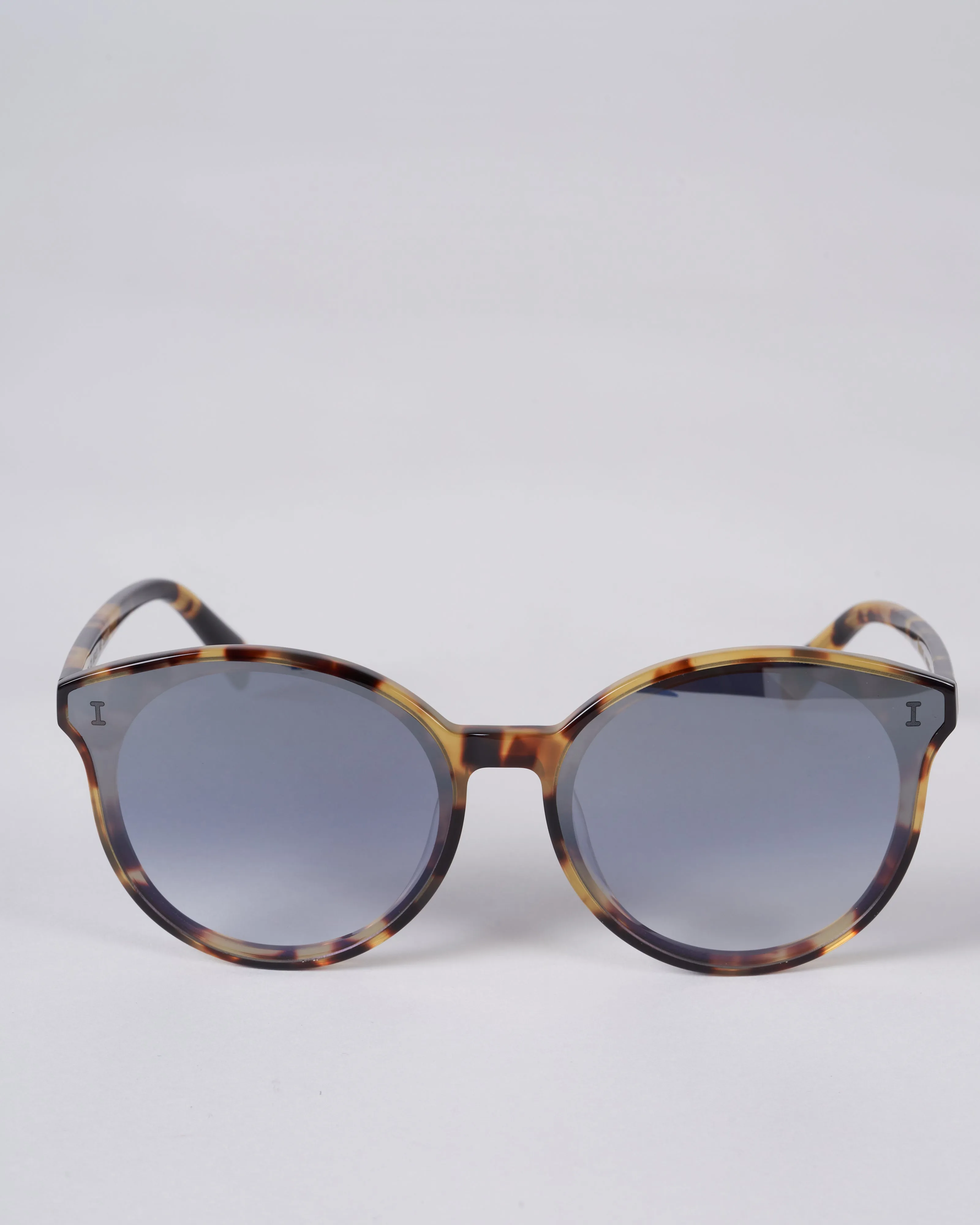 helen - tortoise with silver mirror gradient