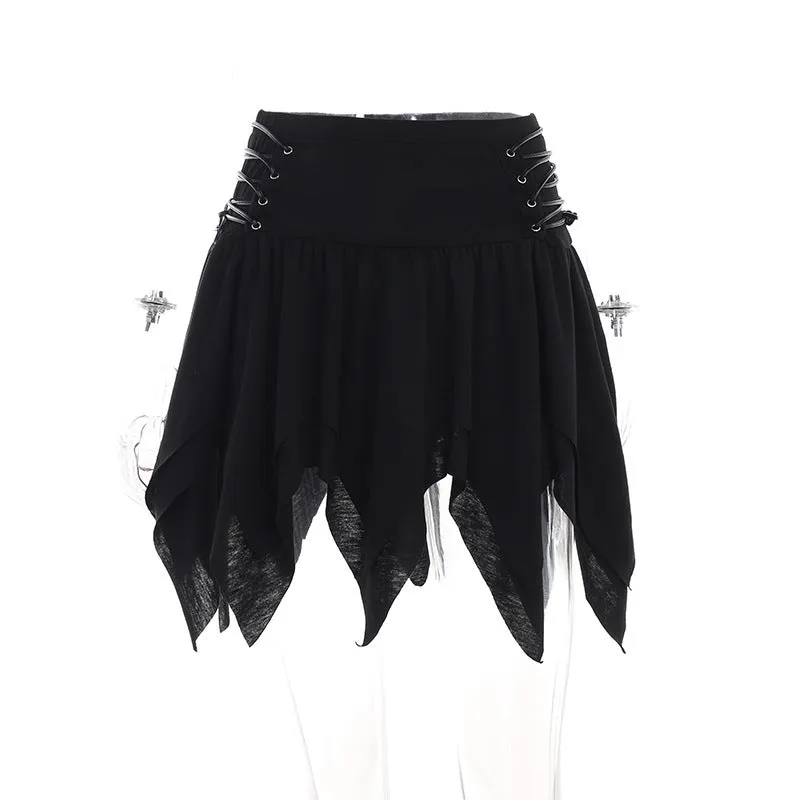 High Waist String Skirt
