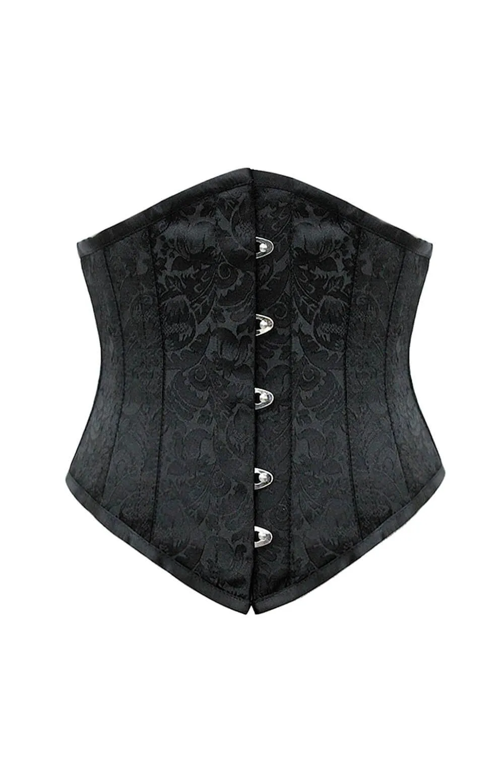 Holle Gothic Underbust Black Brocade Corset