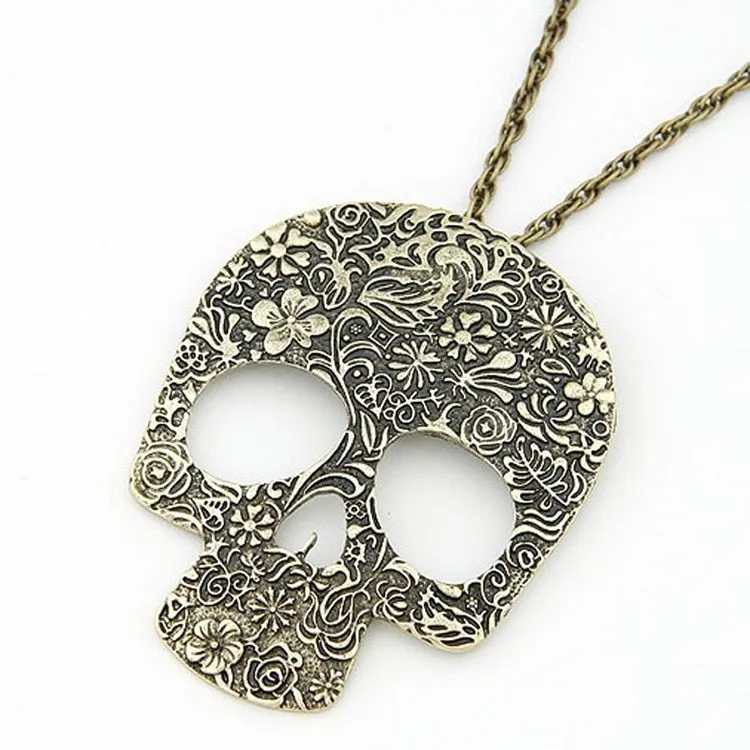 Hollow Skull Necklace