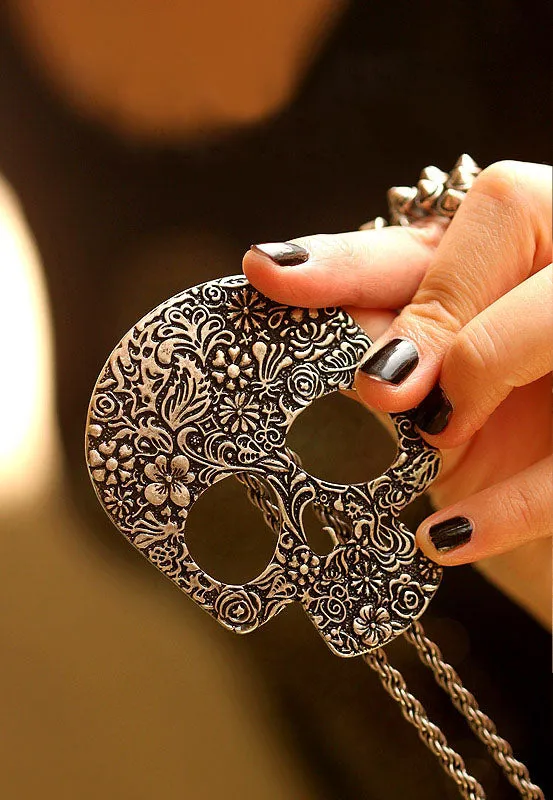 Hollow Skull Necklace