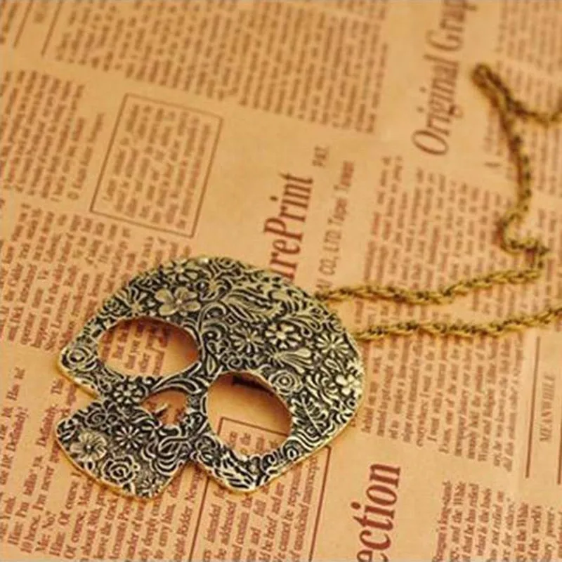 Hollow Skull Necklace