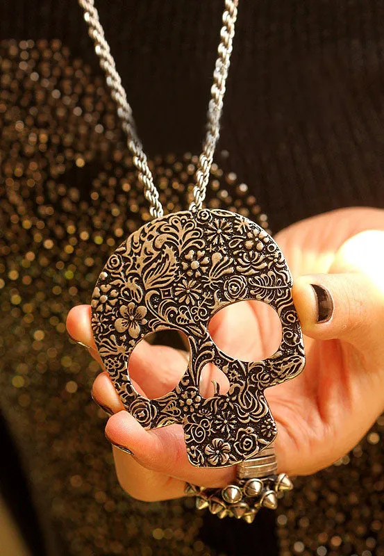 Hollow Skull Necklace