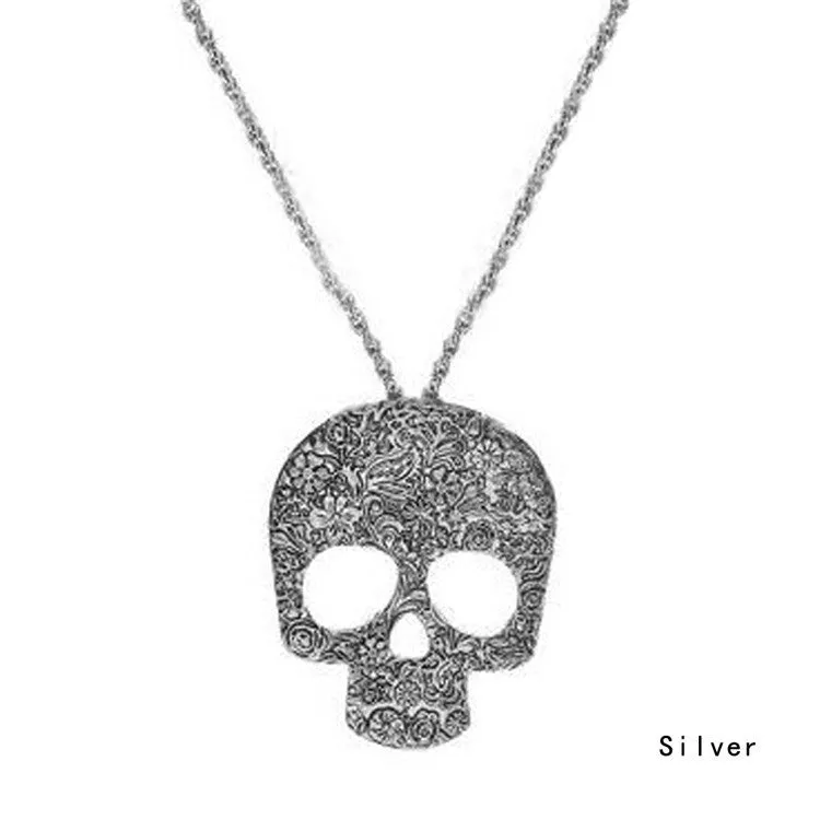 Hollow Skull Necklace