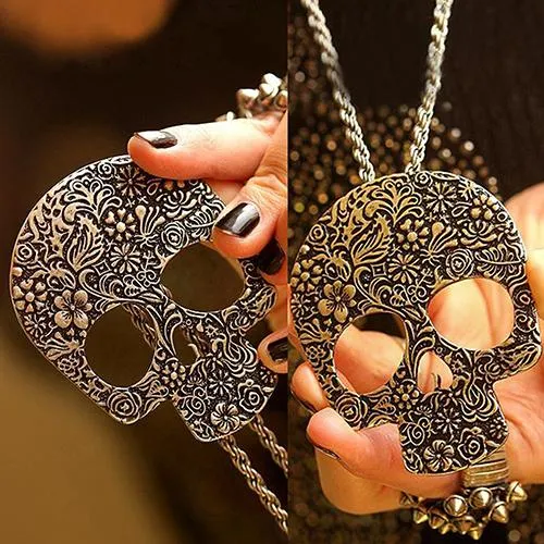 Hollow Skull Necklace