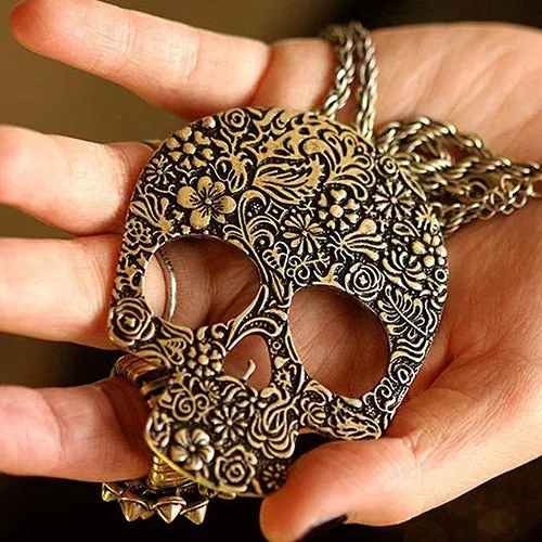 Hollow Skull Necklace