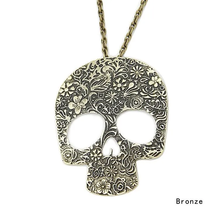 Hollow Skull Necklace