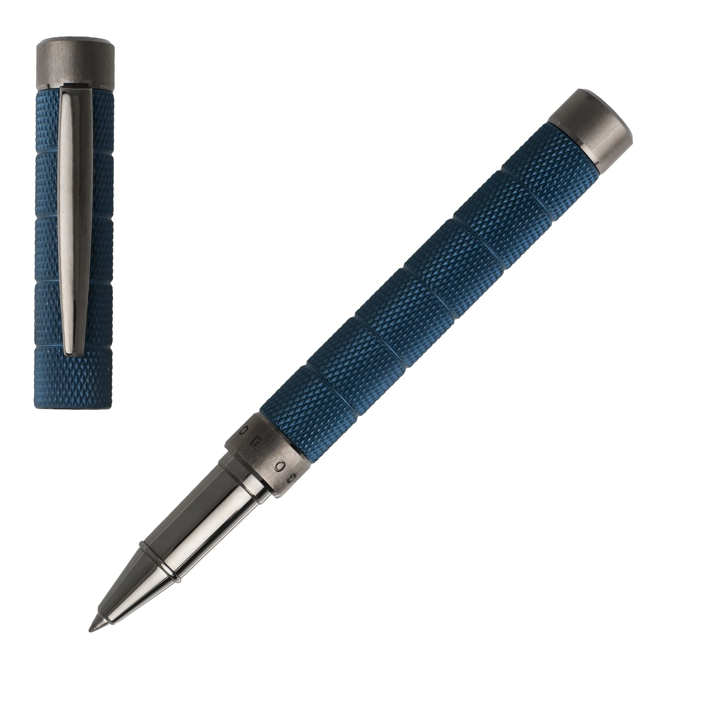 HUGO BOSS HPBR892L-Set Pillar Blue (ballpoint pen & rollerball pen)