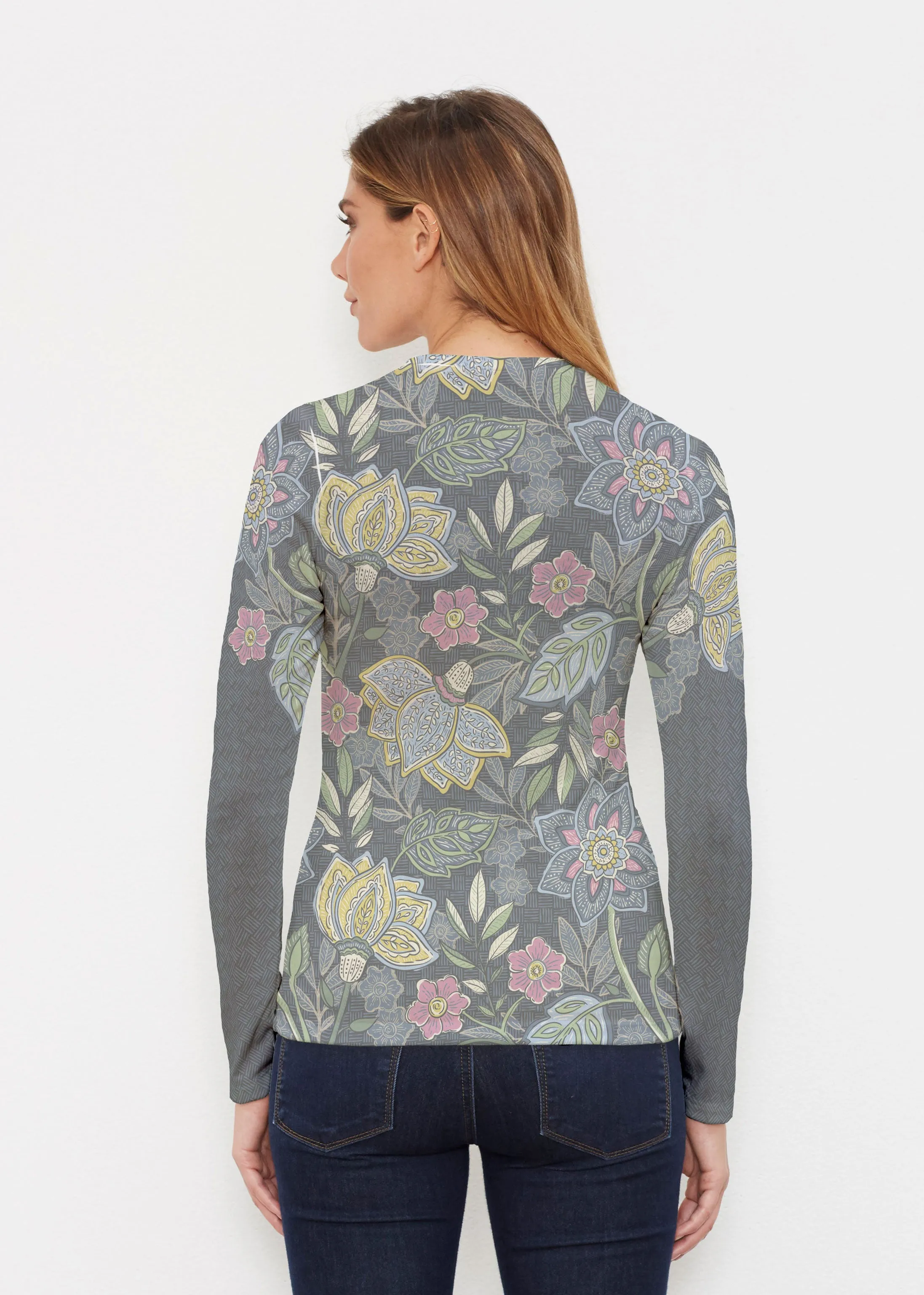 Isabellas Garden (13410) ~ Butterknit Long Sleeve Crew Top
