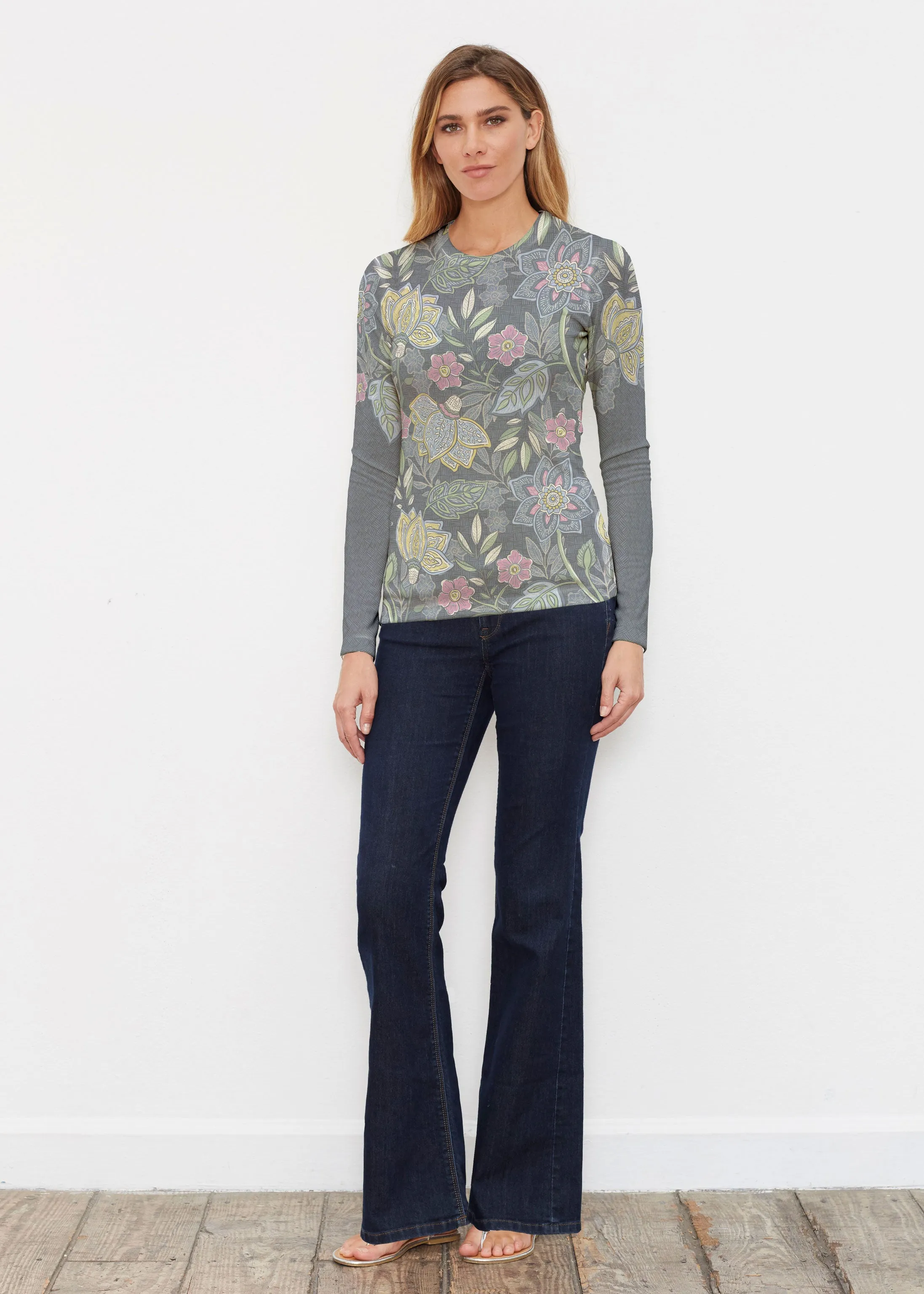 Isabellas Garden (13410) ~ Butterknit Long Sleeve Crew Top