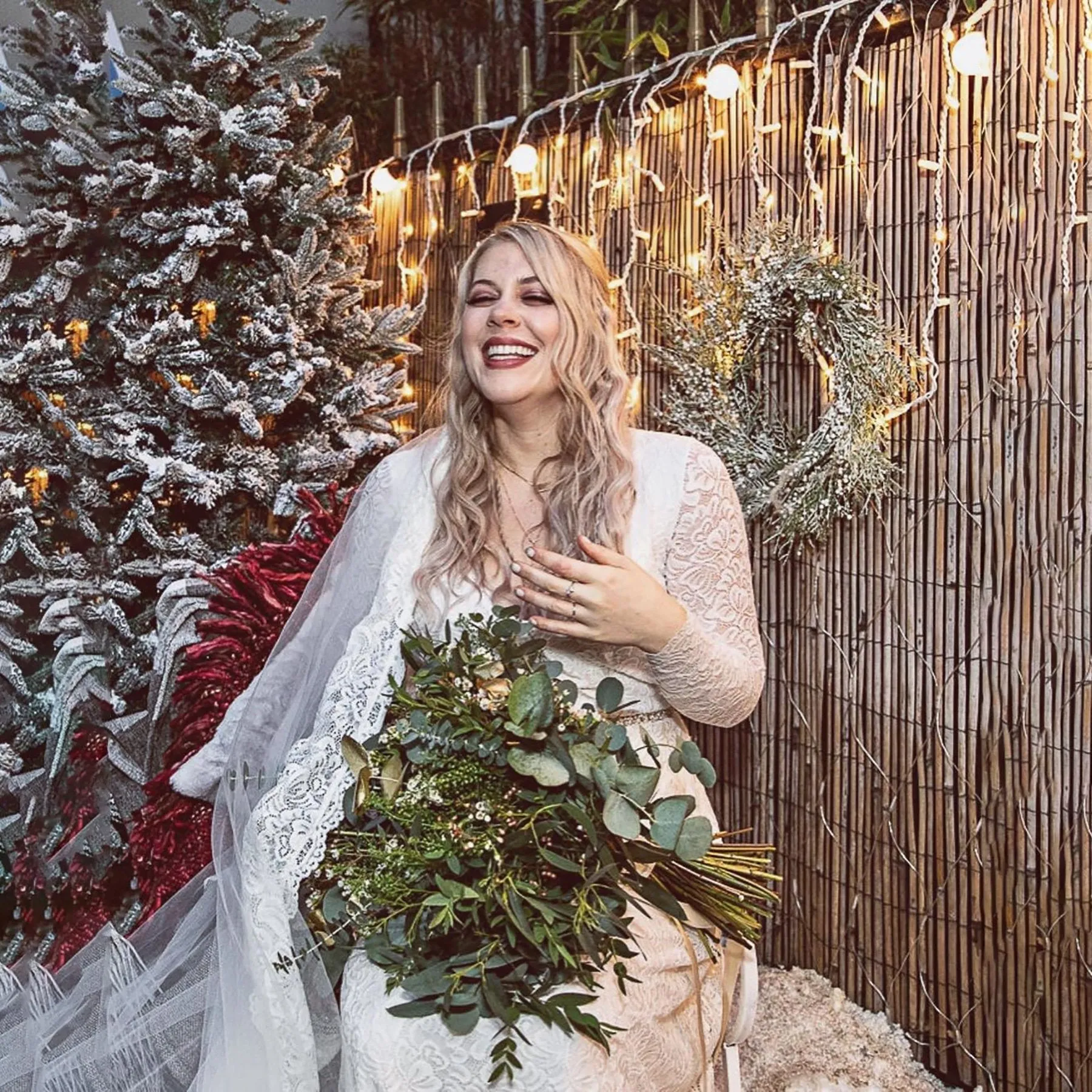 Ivory Tulle Veil #4049