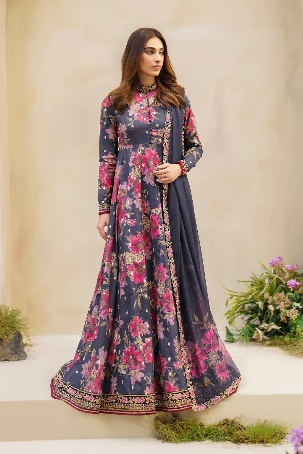 IZNIK | FESTIVE LAWN '24 | SFL-12 EMBROIDERED LAWN