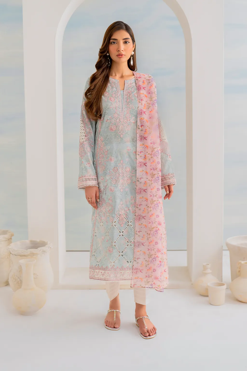 IZNIK | GUZEL LAWN '24 | IGL-01 EMBROIDERED LAWN