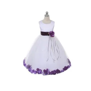 Kenza - Cadbury Purple Petal Colour and Sash