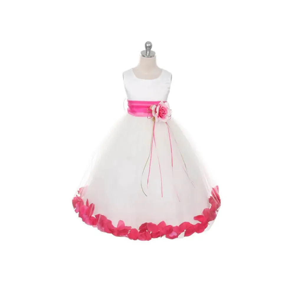 Kenza - Fuchsia Pink Petal Colour and Sash