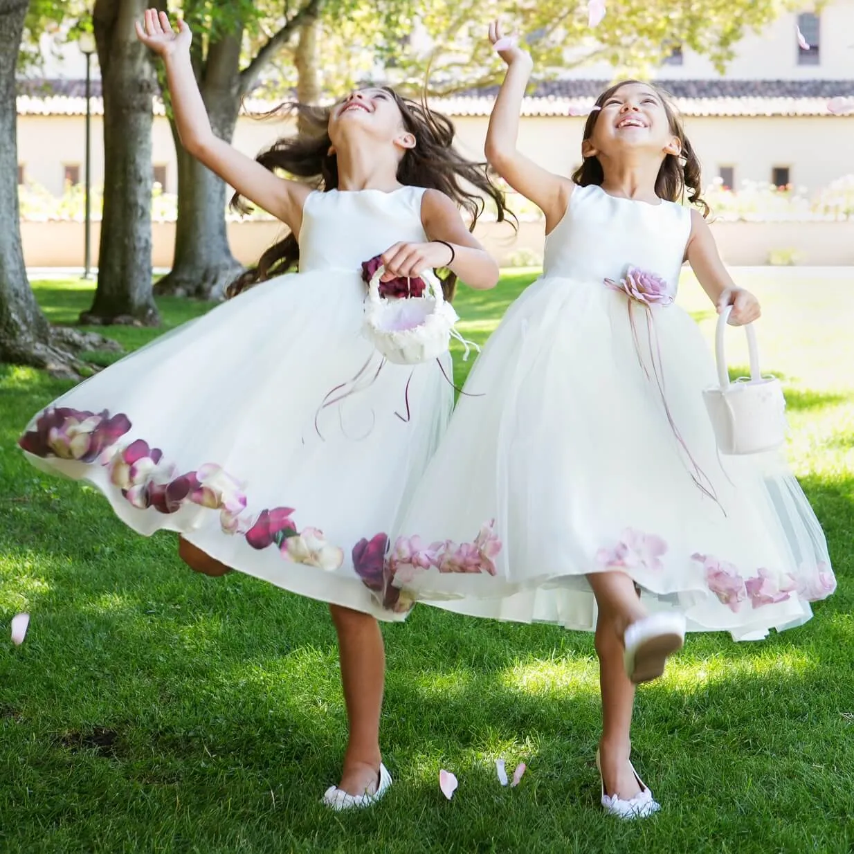 Kenza - Fuchsia Pink Petal Colour and Sash