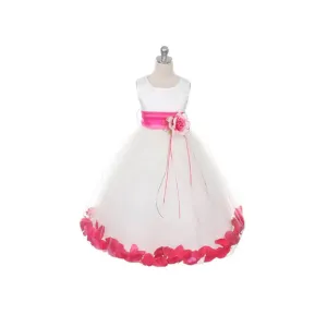 Kenza - Fuchsia Pink Petal Colour and Sash