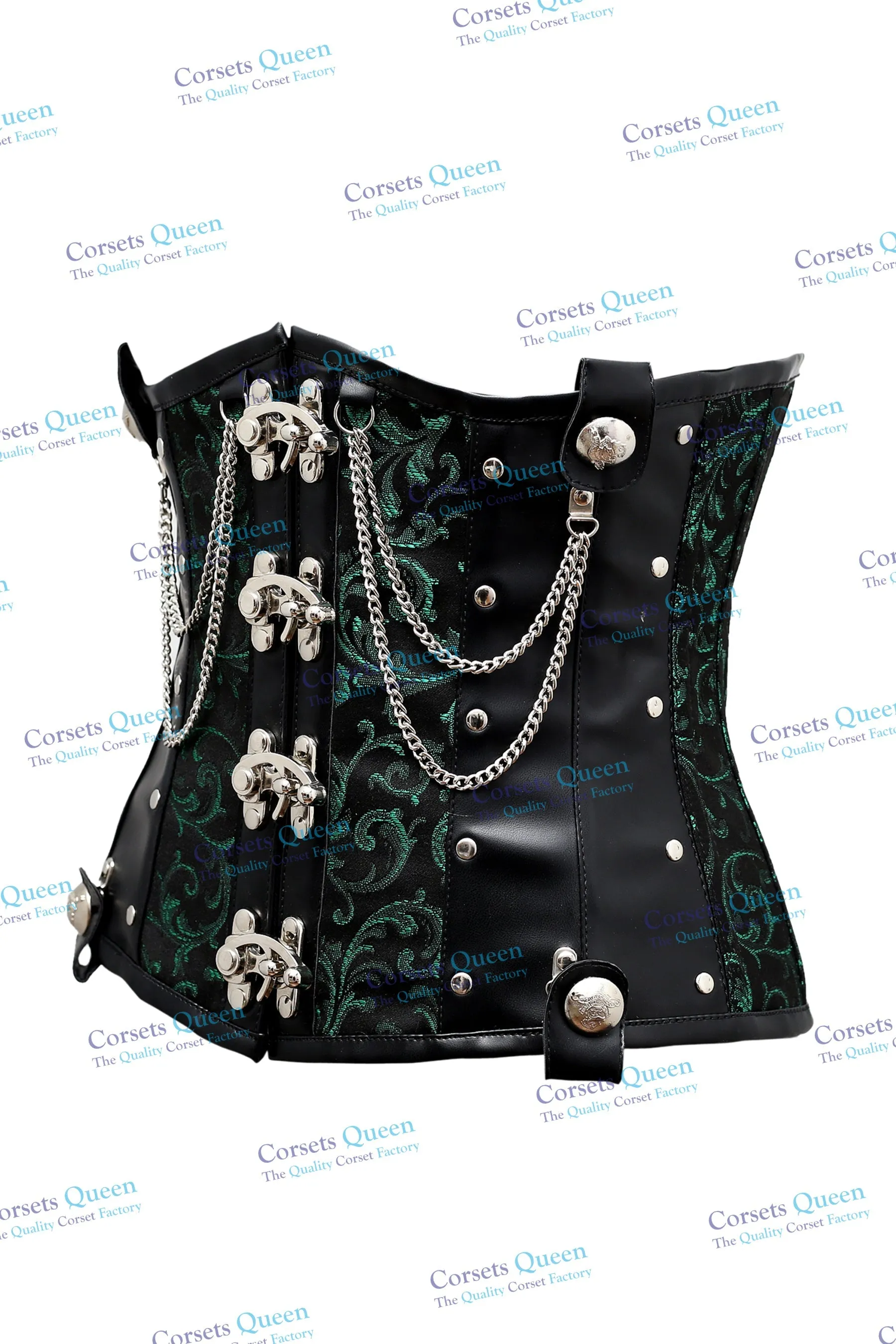 Kitten Brocade Gothic Underbust Corset