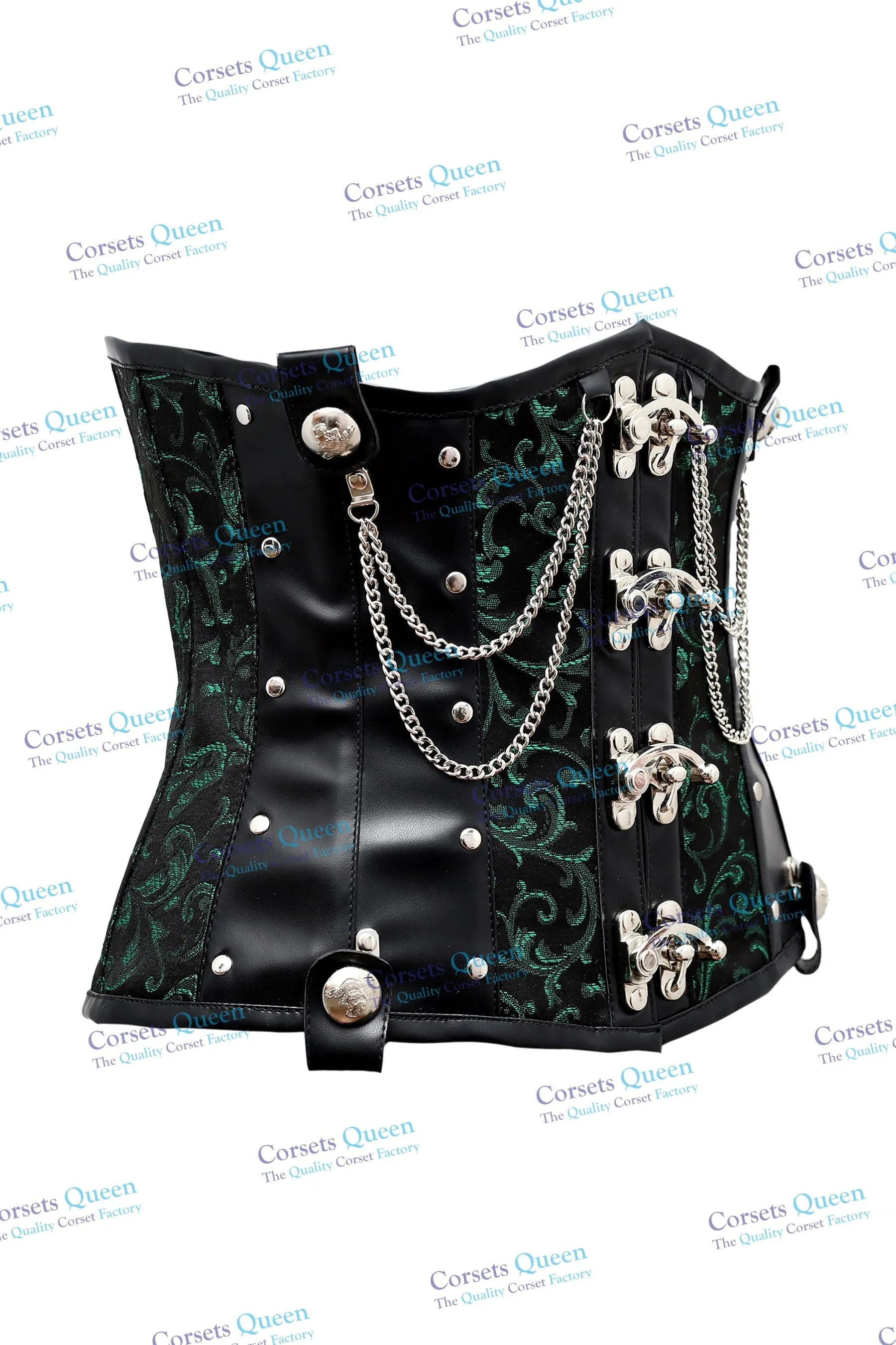 Kitten Brocade Gothic Underbust Corset