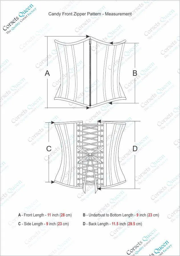 Krista Faux Leather Gothic Corset