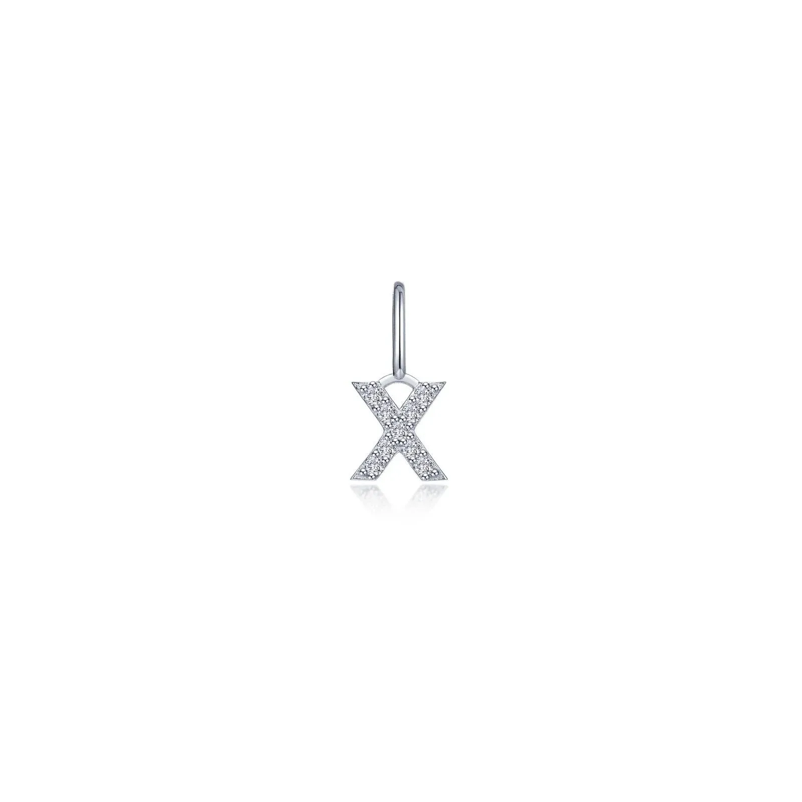 Lafonn Simulated Diamond Letter X Charm Pendant P2040CPX