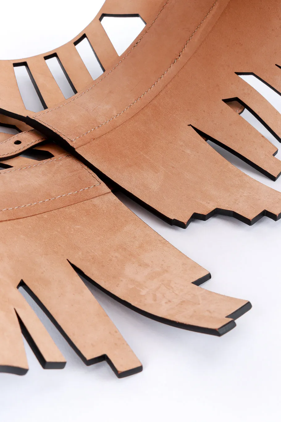 Leather Cage Corset Belt