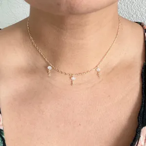 Leila Bead Dangle Necklace