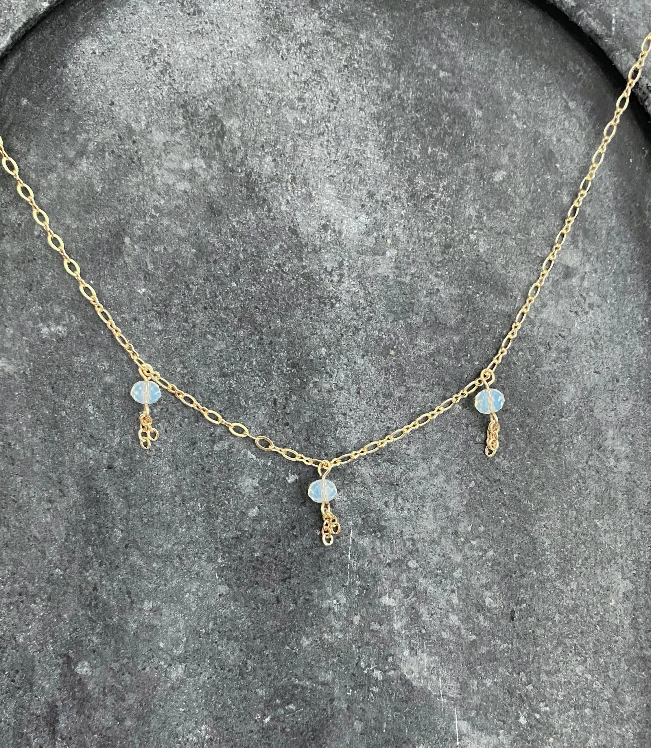 Leila Bead Dangle Necklace