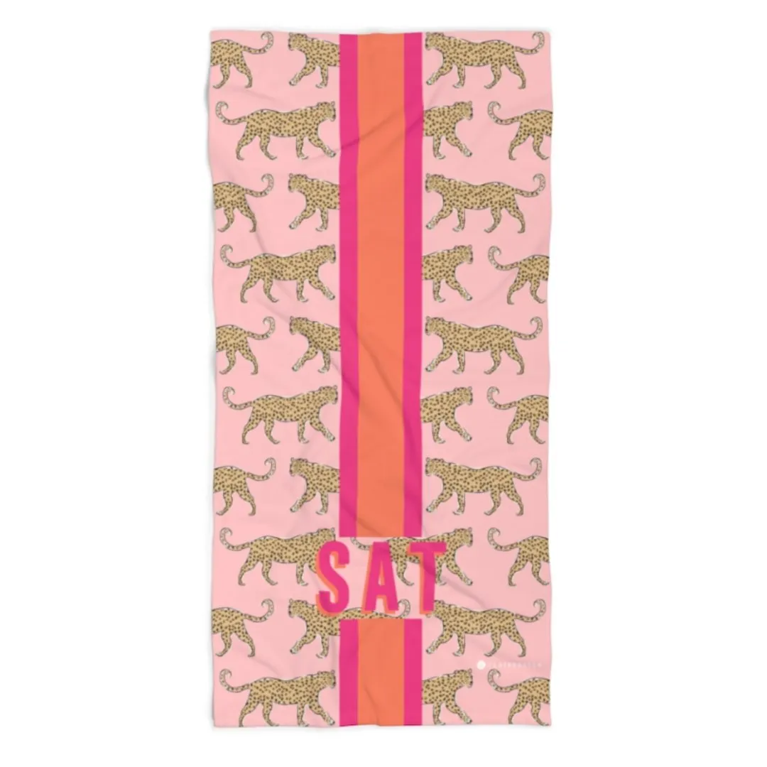 Leopard Beach Towel