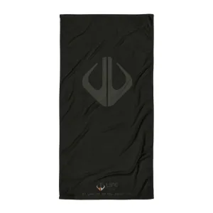 Life League Gear Towel - By Land or By Sea, Enjoy Life. (Stealth Black)