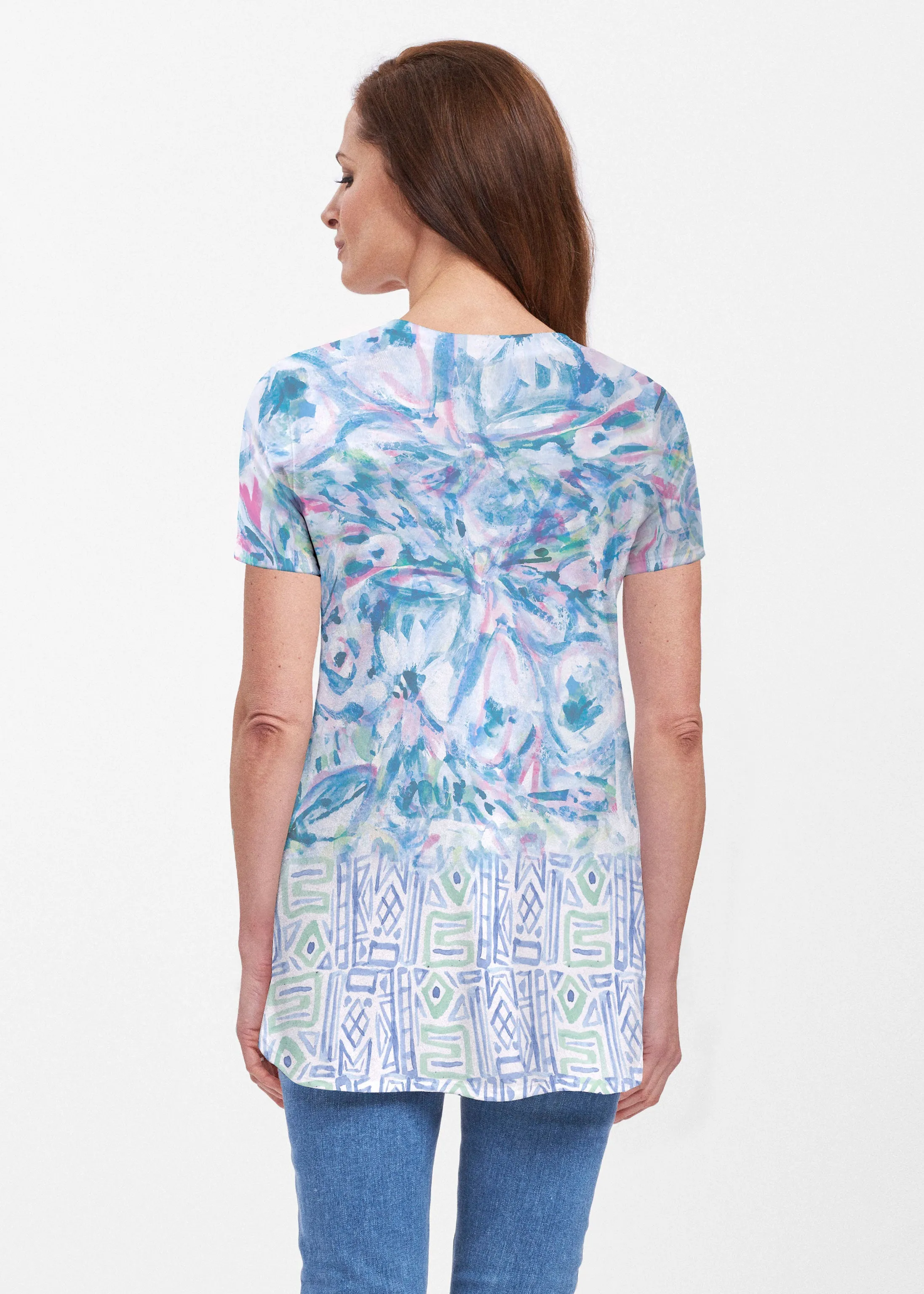 Lilly (17234) ~ Short Sleeve Butterknit tunic
