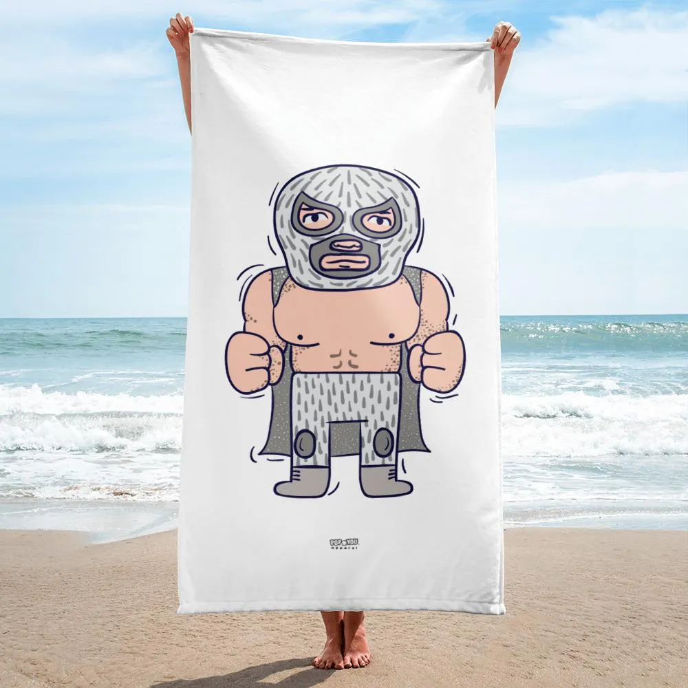 Luchador Beach Towel