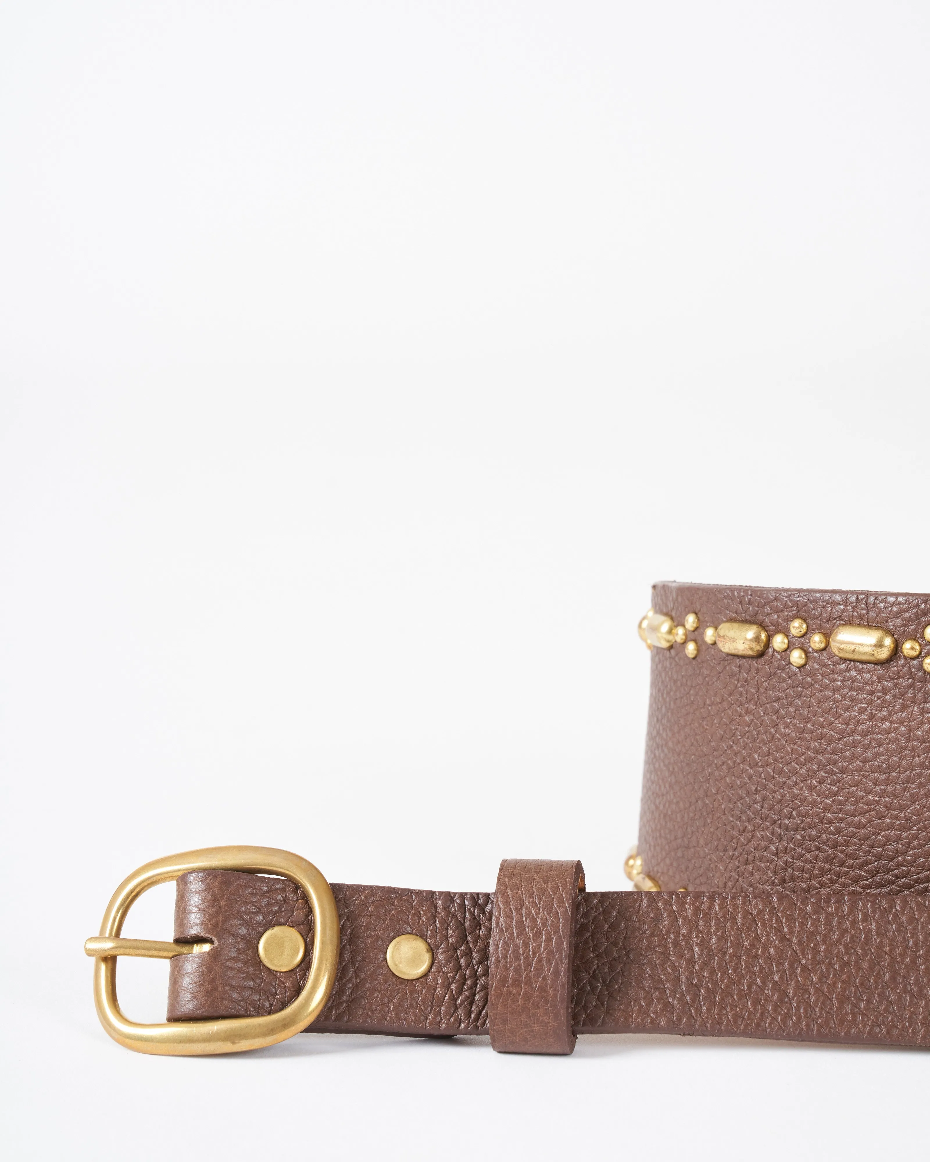 mara belt - brown nappa