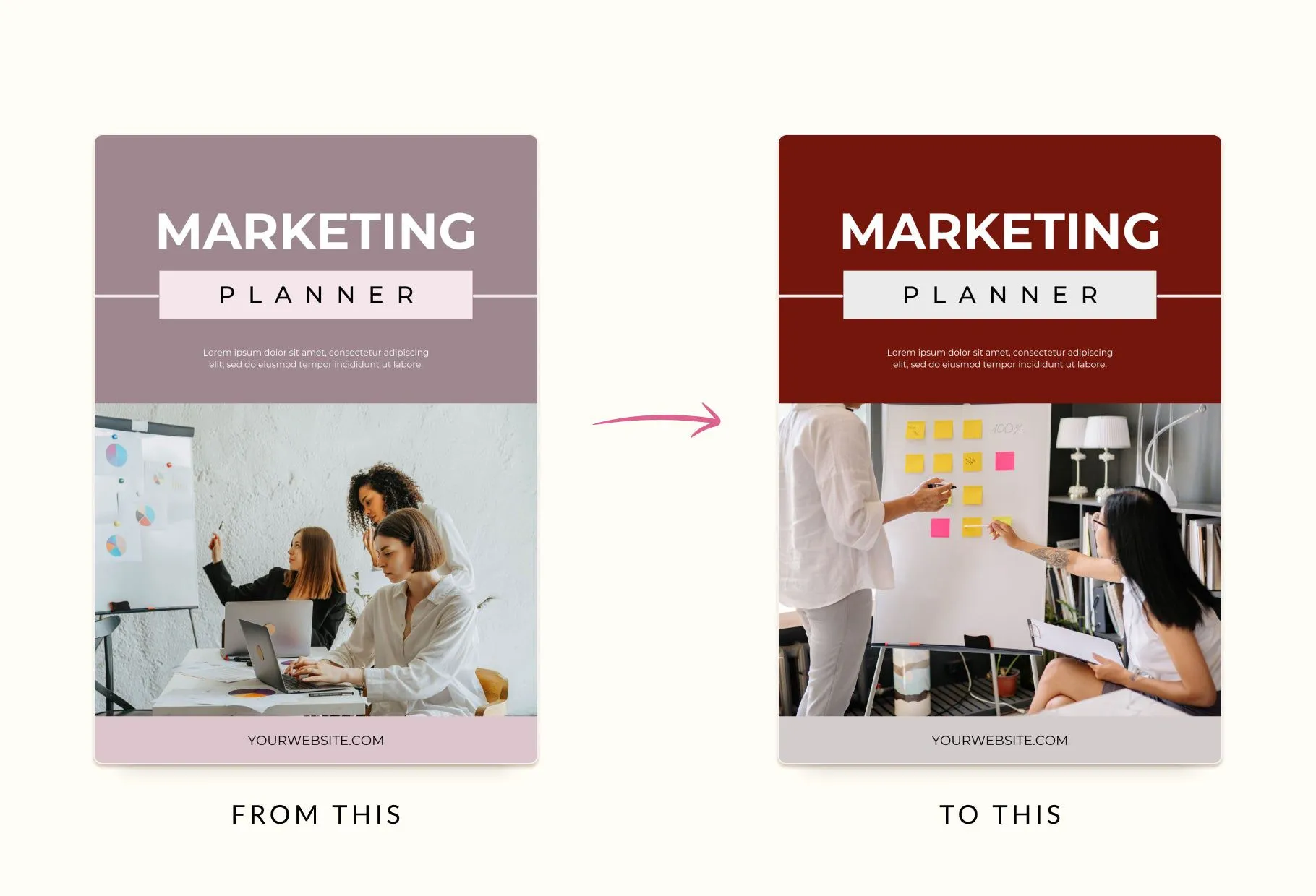 Marketing Planner Canva Template