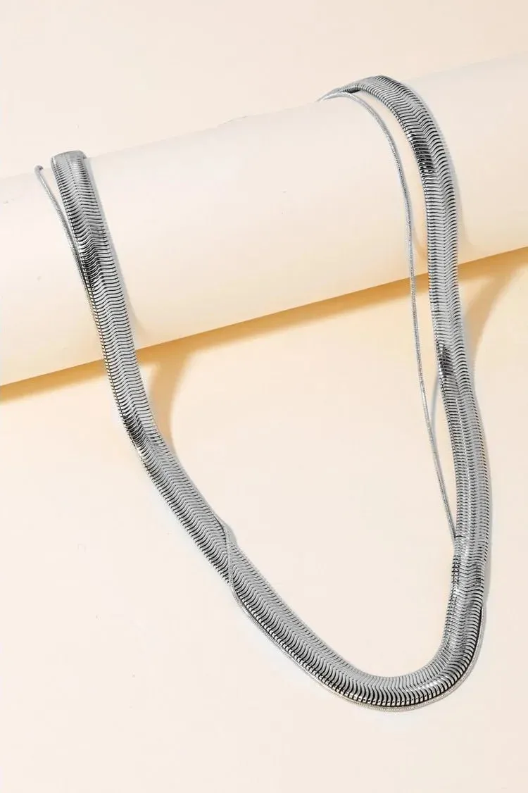 Metallic Snake Necklace