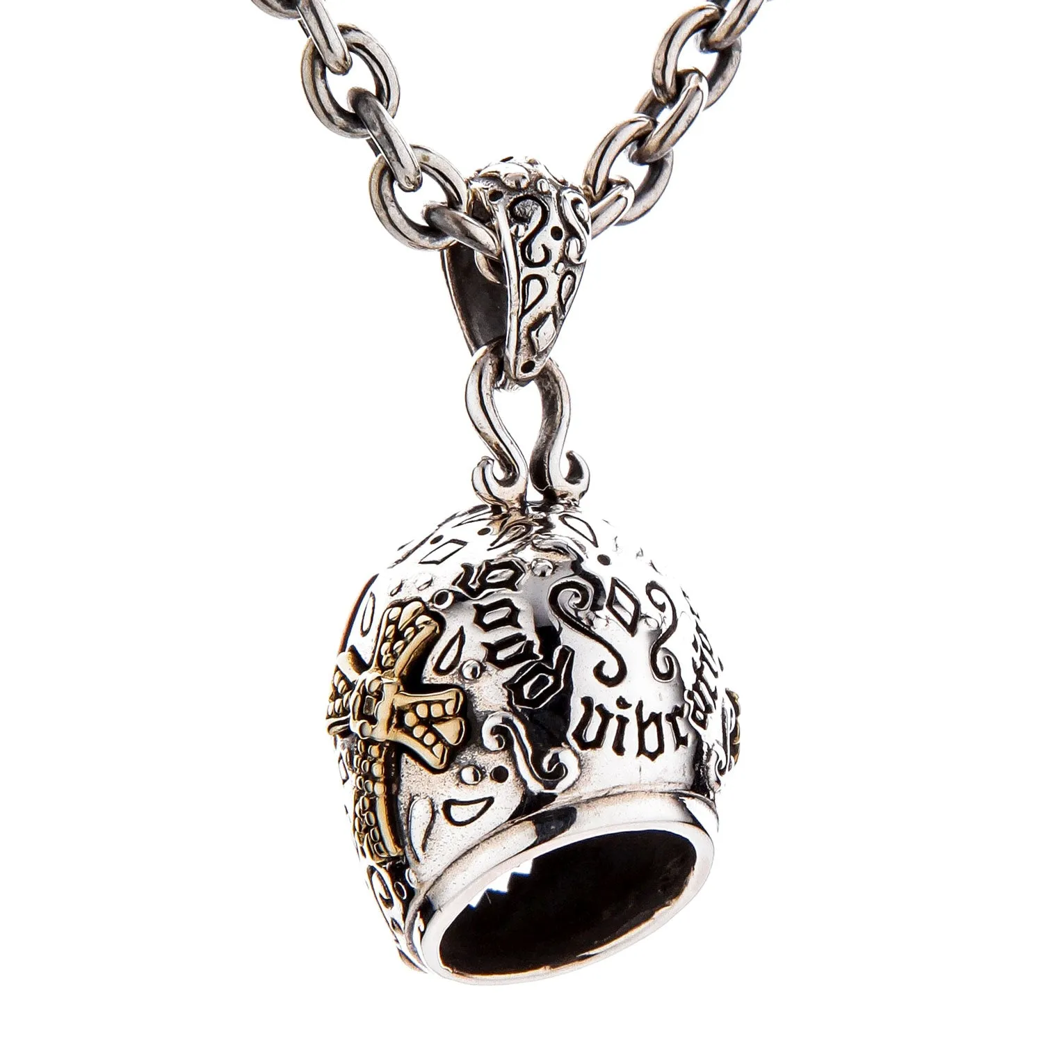 Mexican Lucha Libre Mask Sterling Silver Skull Pendant