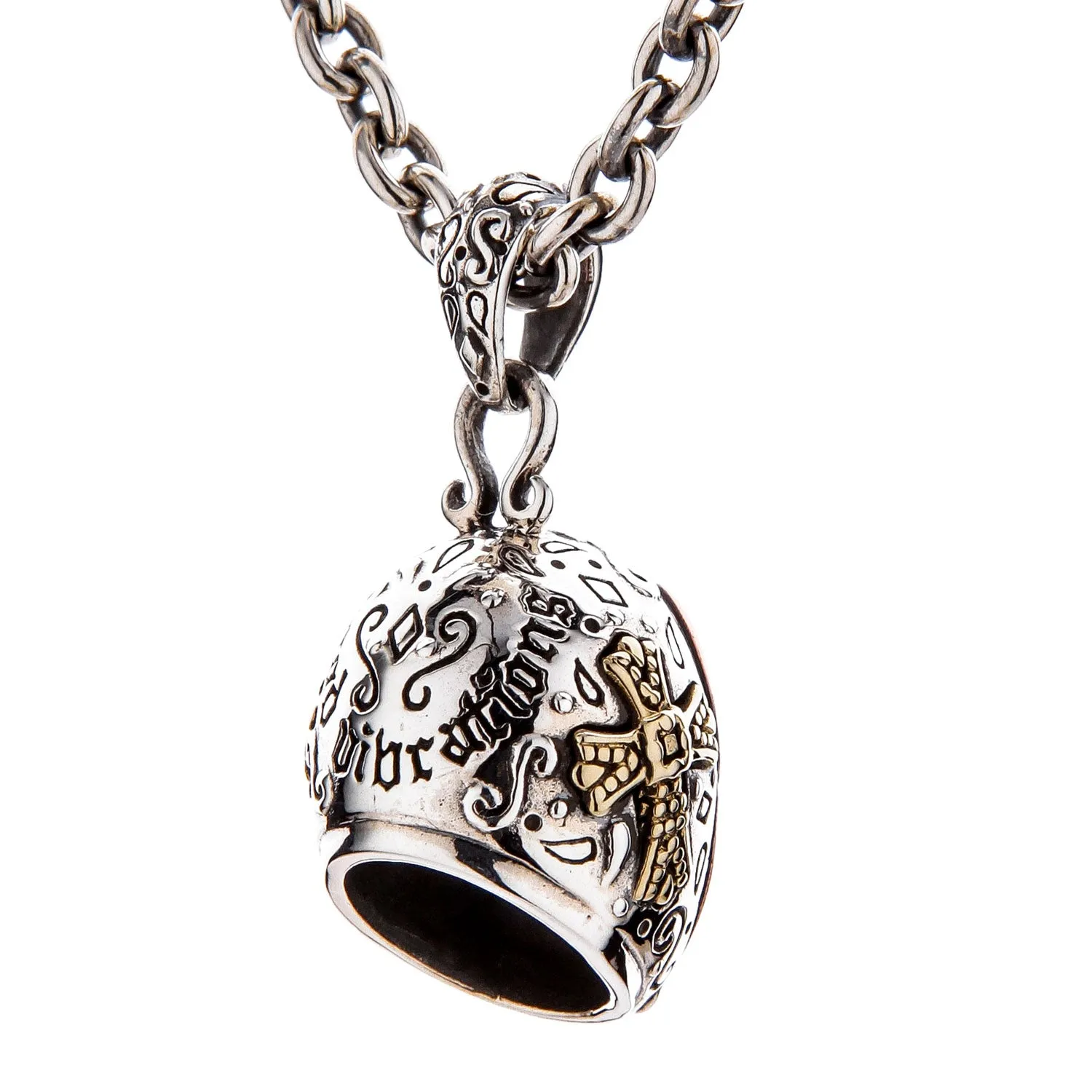 Mexican Lucha Libre Mask Sterling Silver Skull Pendant