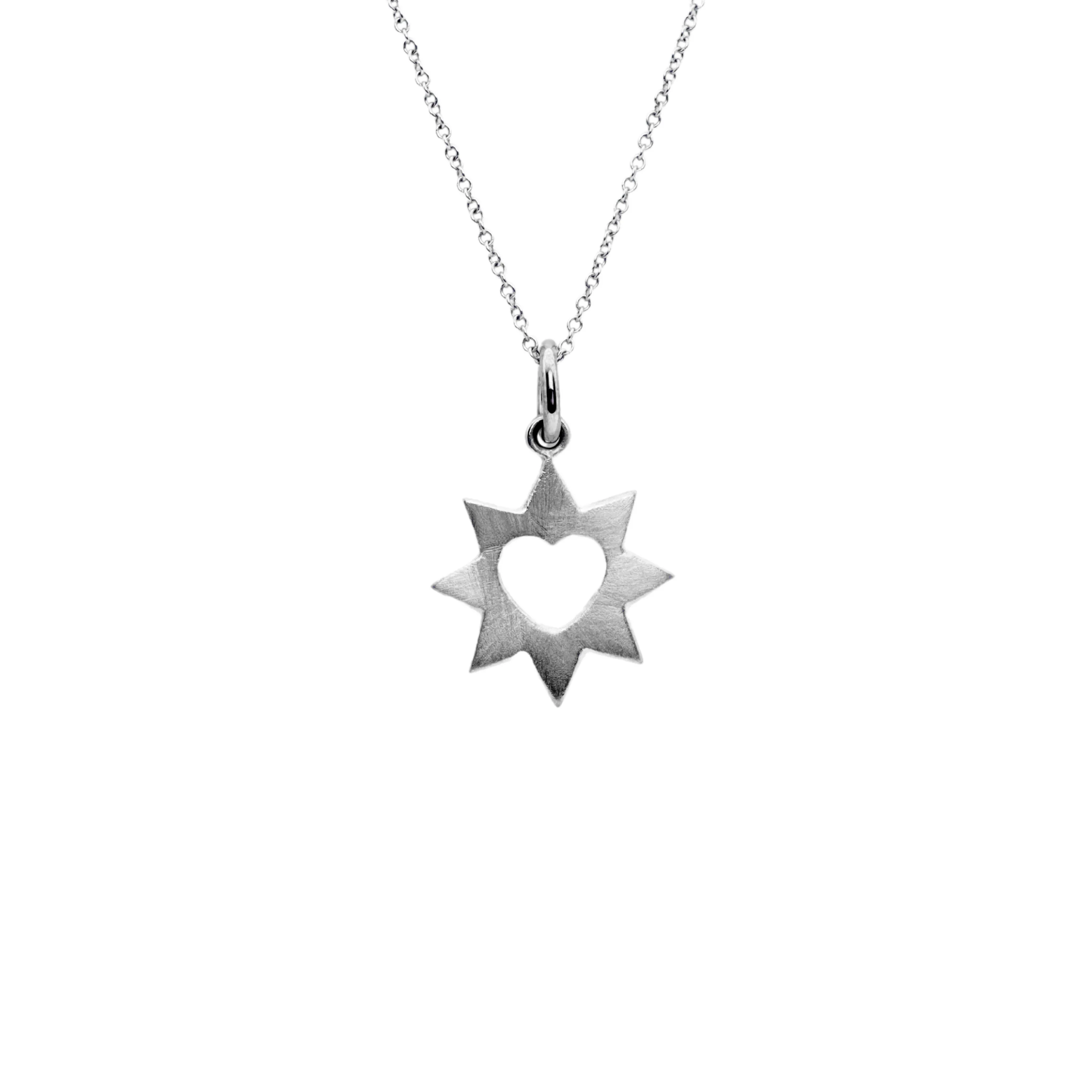 Mini 14K Solid Gold Gleaming Heart Necklace