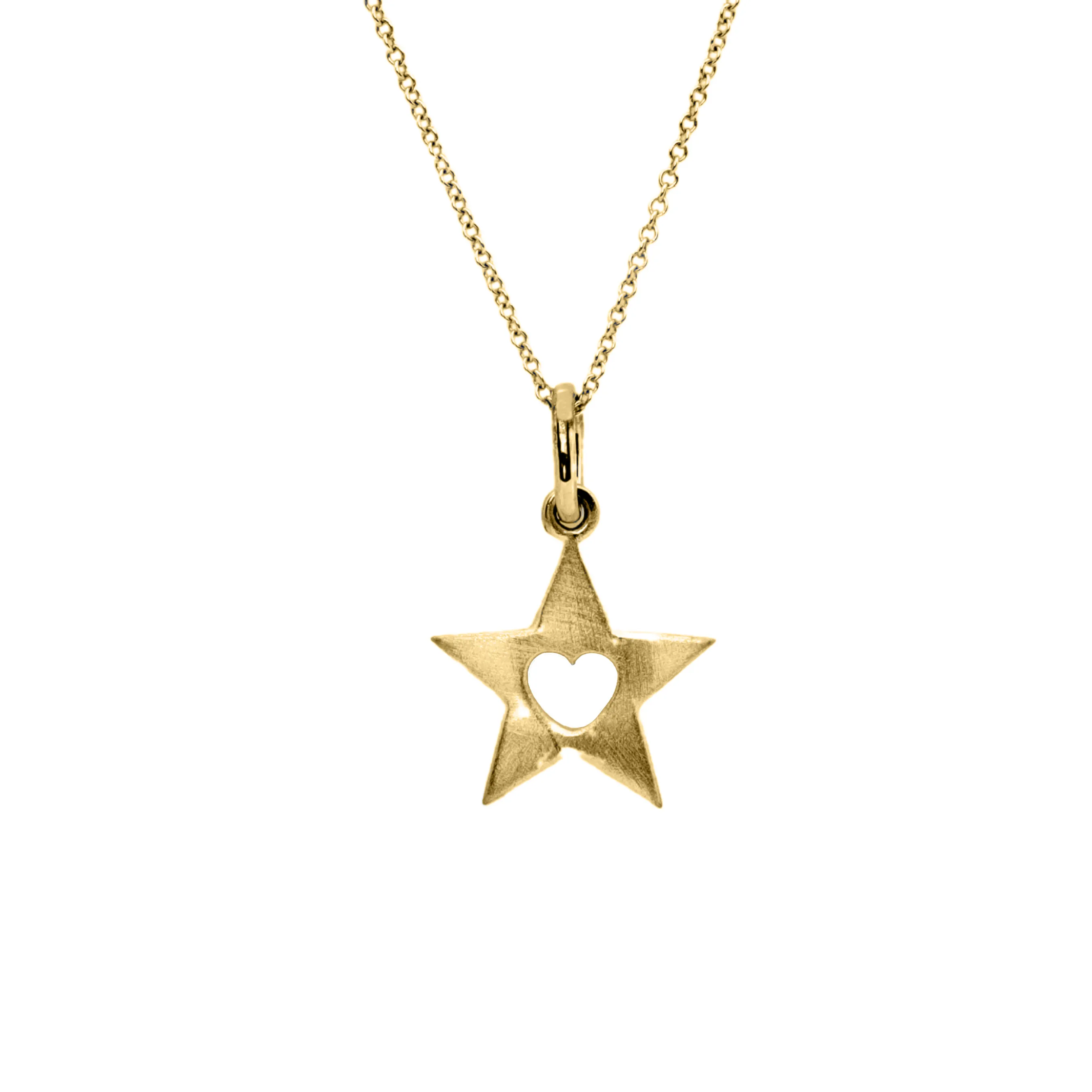 Mini 14K Solid Gold Twinkle Necklace