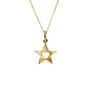 Mini 14K Solid Gold Twinkle Necklace