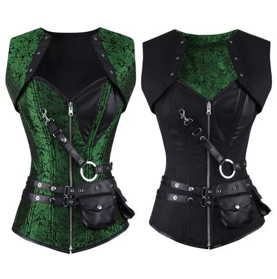 Mirka Gothic Overbust Reversible Corset