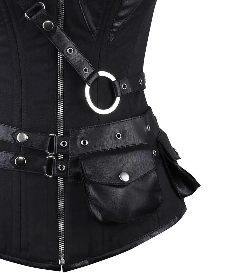 Mirka Gothic Overbust Reversible Corset
