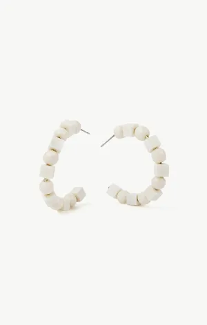 Mixed Shapes Beaded Hoops